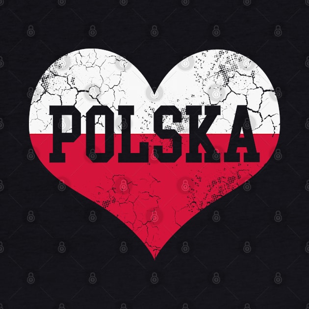 Polska Heart Poland Flag Polish Family Heritage by E